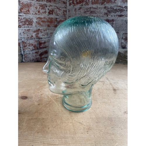 93 - Art Deco Style Lady Glass Head