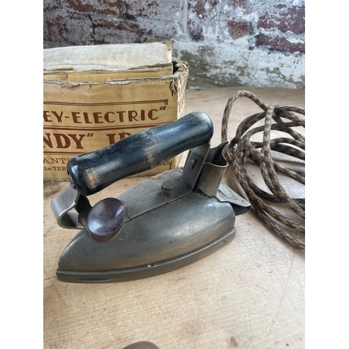 92 - New Standard No1 Chopper & C.W.S. Dudley Electric Handy Iron