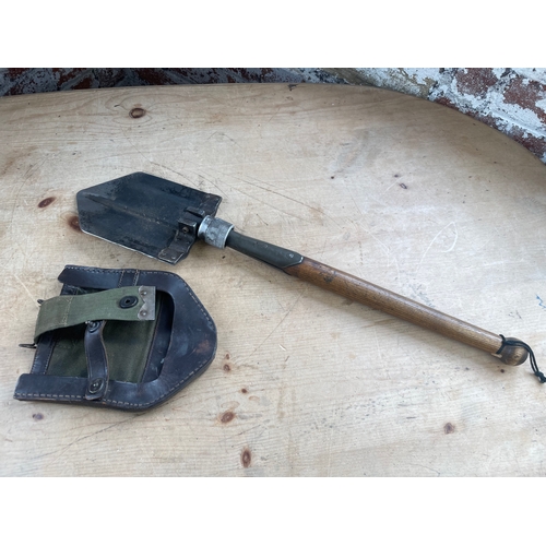 47 - WWII World War 2 German Military Folding Shovel