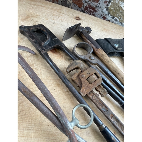 286 - Group Of Vintage Tools & Horse Item