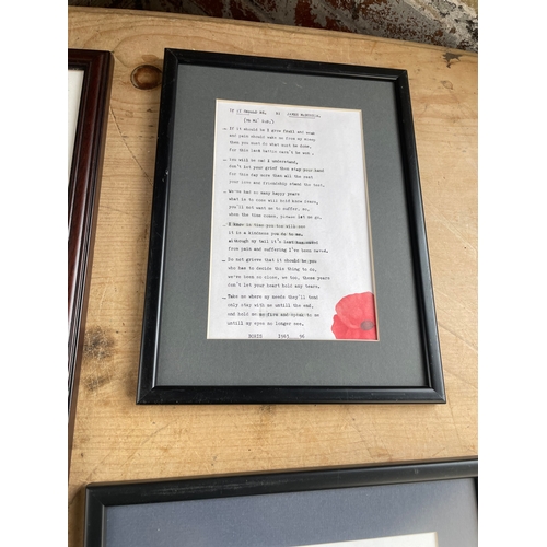 329 - Four Framed Poems