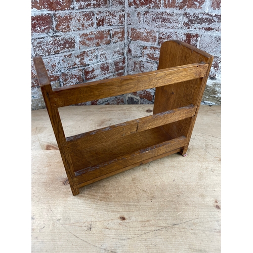 387 - Small Oak Book Shelf