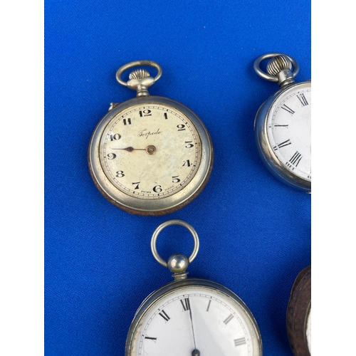 201 - Four Vintage Pocket watches For Spares Or Repair Inc. Torpedo