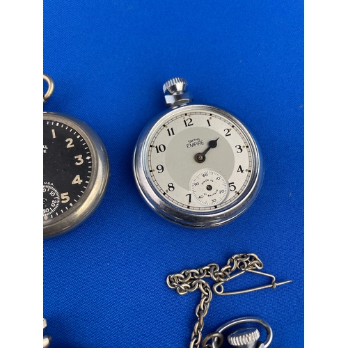 202 - Four Vintage Pocket watches For Spares Or Repair Inc. Smiths Empire & Ingersol