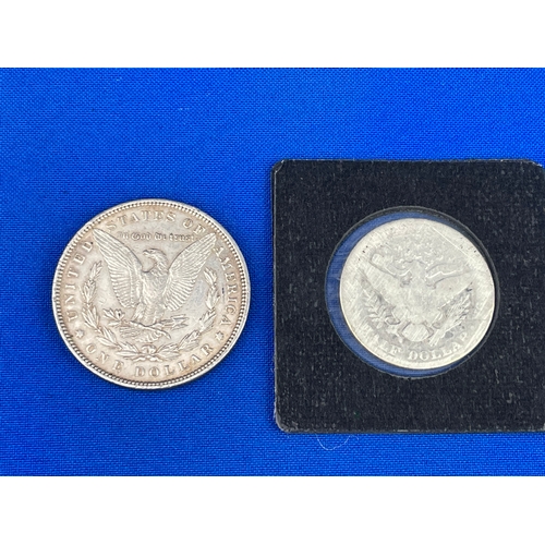 19 - 1898 Dollar & 1898 Half Dollar