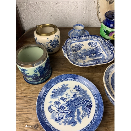 166 - Very Large Lot of Collectables inc. Antique Blue and White, Ringtons Decorated Flower Vases, Le Creu... 