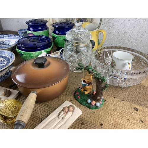 166 - Very Large Lot of Collectables inc. Antique Blue and White, Ringtons Decorated Flower Vases, Le Creu... 