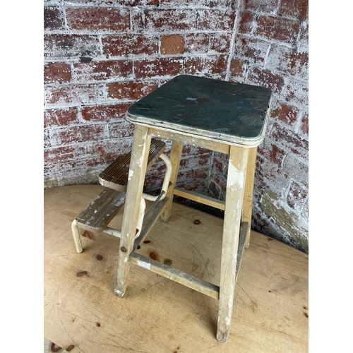 403 - Vintage Wooden Step Stool