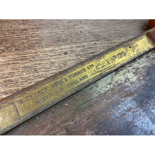 292 - Vintage W. Tyzack Sons & Turner No. 120 Saw