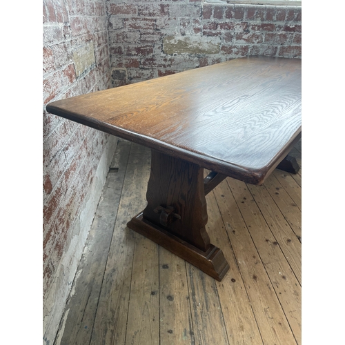 408 - Large Soid Wood Refectory Table 183cm x 75cm