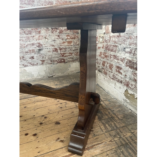 408 - Large Soid Wood Refectory Table 183cm x 75cm