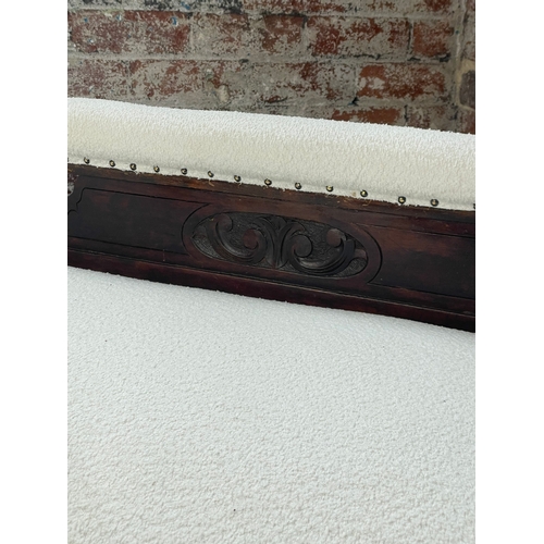 417 - Edwardian Reupholstered Chaise Lounge