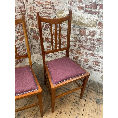 424 - Pair Of Edwardian Chairs