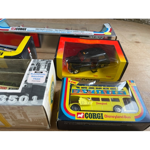 139 - Five Boxed Corgi Die Cast Vehicles