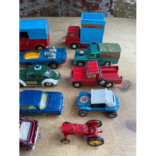 142 - 18 Vintage Corgi Die Cast Cars