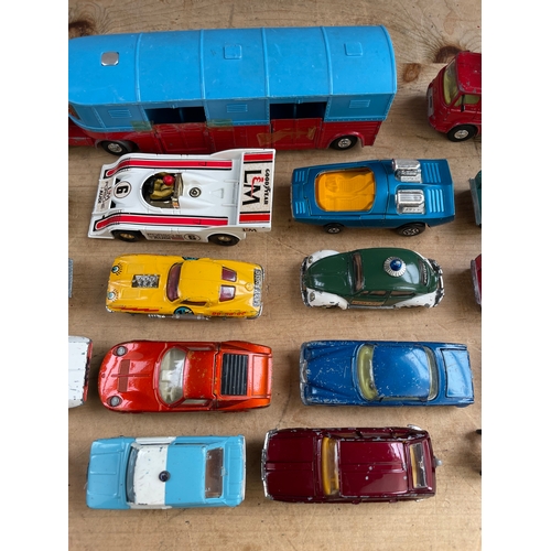 142 - 18 Vintage Corgi Die Cast Cars