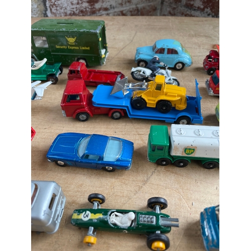 143 - Group Of Vintage Die Cast Cars Mostly Lesney