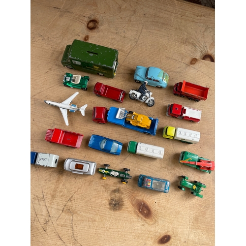 143 - Group Of Vintage Die Cast Cars Mostly Lesney