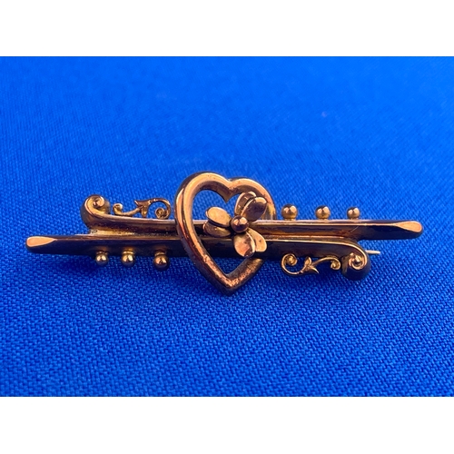 16 - 9ct Gold Brooch 1.88g