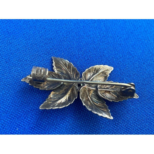 22 - John Lauritzen Denmark, Sterling Silver Brooch.