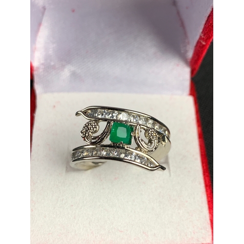 56 - 925 Silver Ring - As New and Boxed