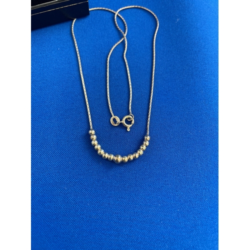 37 - 925 Silver Necklace 3.43g