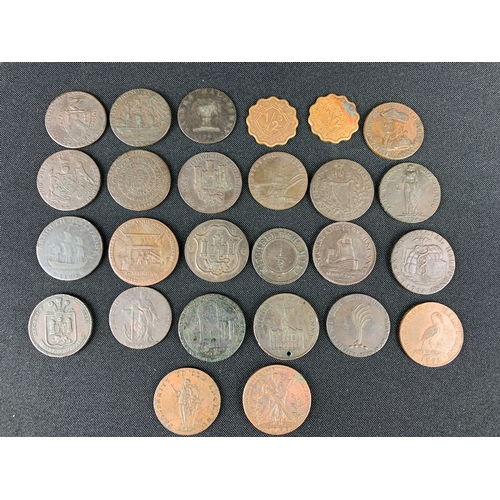 62 - Coins and Tokens from the 1780's and 1790's - see all pictures