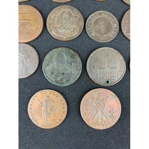 62 - Coins and Tokens from the 1780's and 1790's - see all pictures