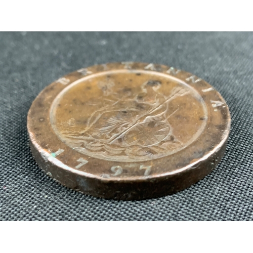 82 - 1797 George III Cartwheel Two Pence Coin