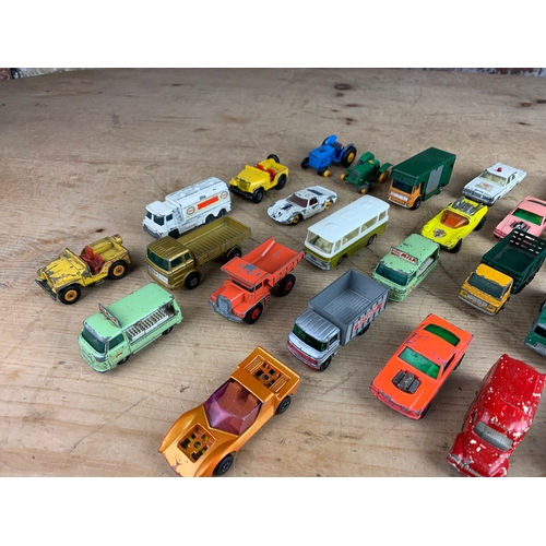 105 - Collection of Early Lesney and Matchbox Play-worn Vehicles