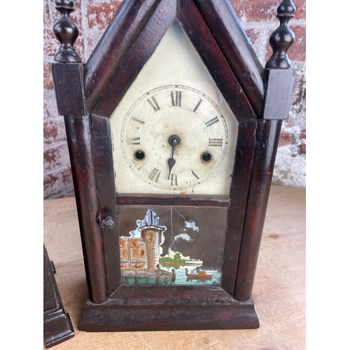 86 - Two Vintage Mantle Clocks