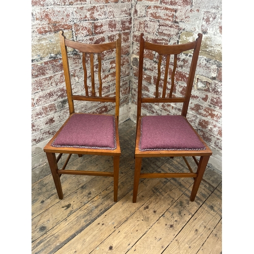 410 - Pair Of Edwardian Chairs