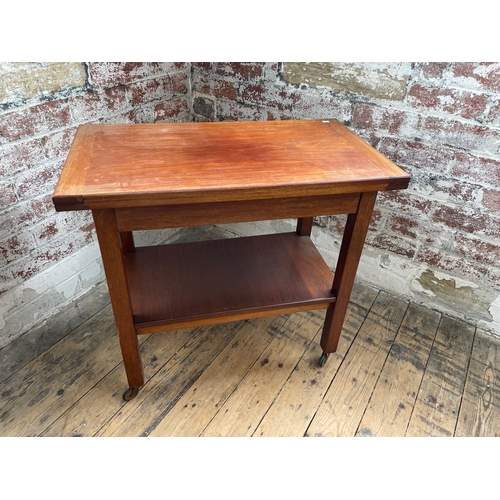 195 - Vintage Metamorphic Trolley Table