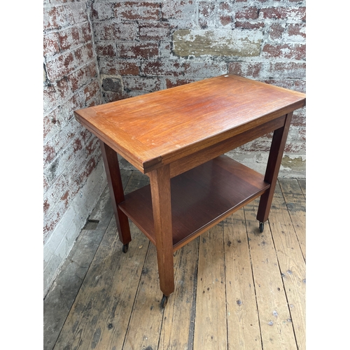 195 - Vintage Metamorphic Trolley Table