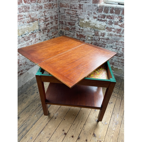 195 - Vintage Metamorphic Trolley Table