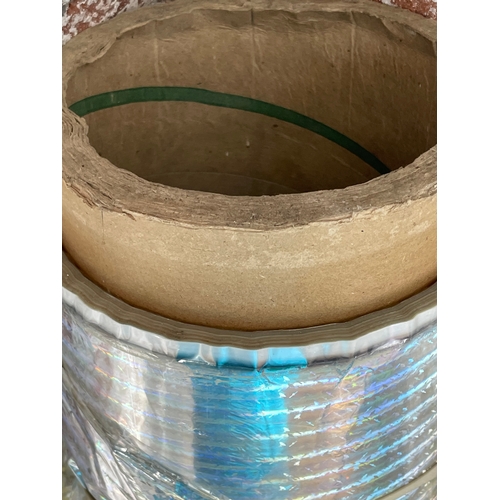 334 - Huge Roll Of Holographic Flower Wrapping Foil