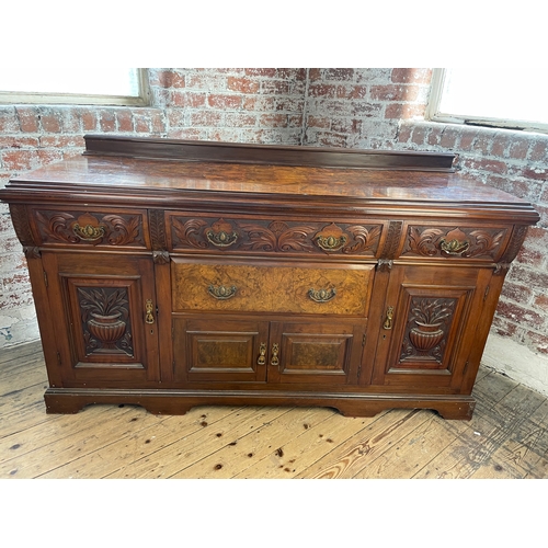 417 - Victorian Burr Walnut Sideboard