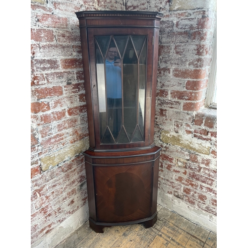 419 - Mahogany Look Corner Unit