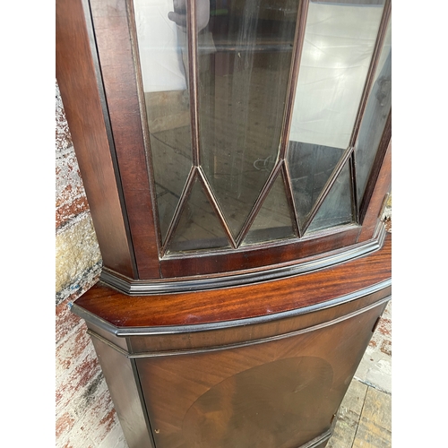 419 - Mahogany Look Corner Unit