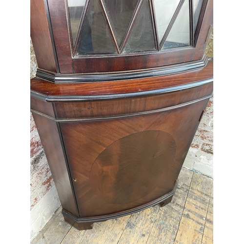 419 - Mahogany Look Corner Unit