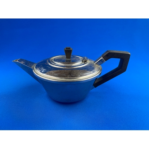 119 - Art Deco Tea Pot With Bakelite Handle & Finial