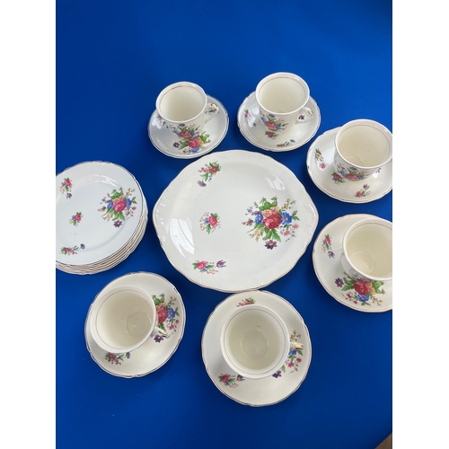 268 - Nice Floral Design Tea Service