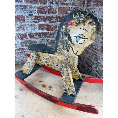 222 - Vintage Painted Rocking Horse