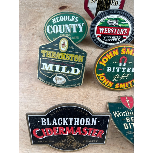 72 - 10 Vintage Beer Pump Clips Breweriana Interest