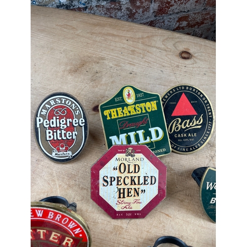 73 - 14 Vintage Beer Pump Clips Breweriana Interest