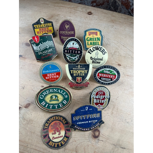 74 - 13 Vintage Beer Pump Clips Breweriana Interest