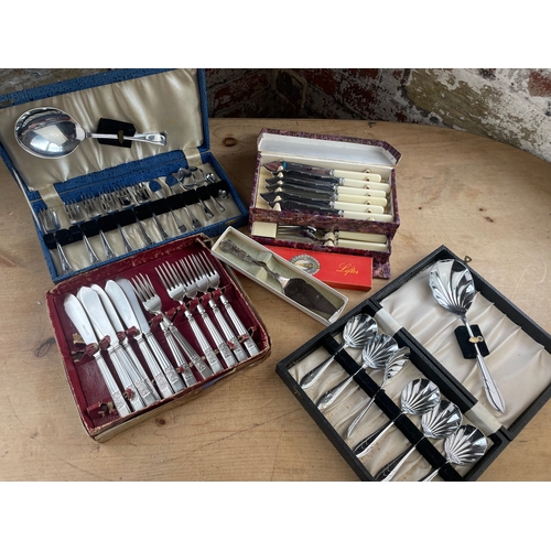 84 - Boxed Sets Of EPNS Flatware