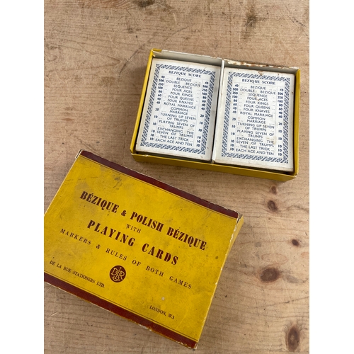 219 - Vintage Bezique Card Game