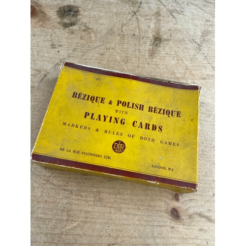 219 - Vintage Bezique Card Game