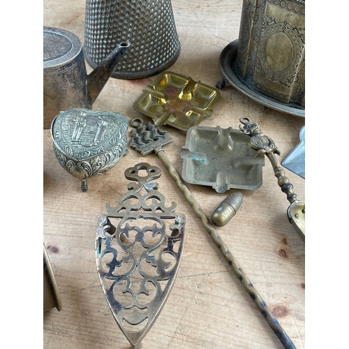 123 - Group Of Vintage Metalware Items Inc. Trench Art